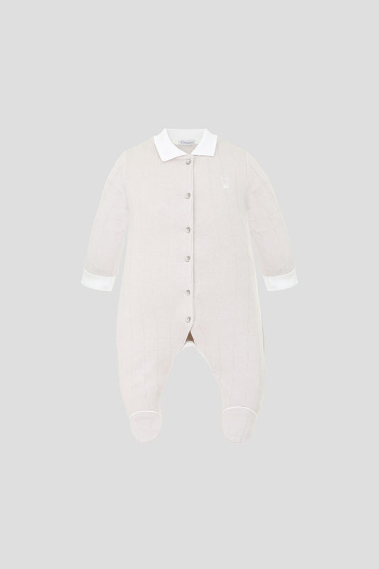 Collar Beige Overall