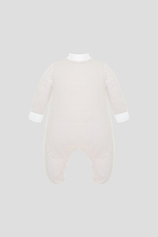 Collar Beige Overall