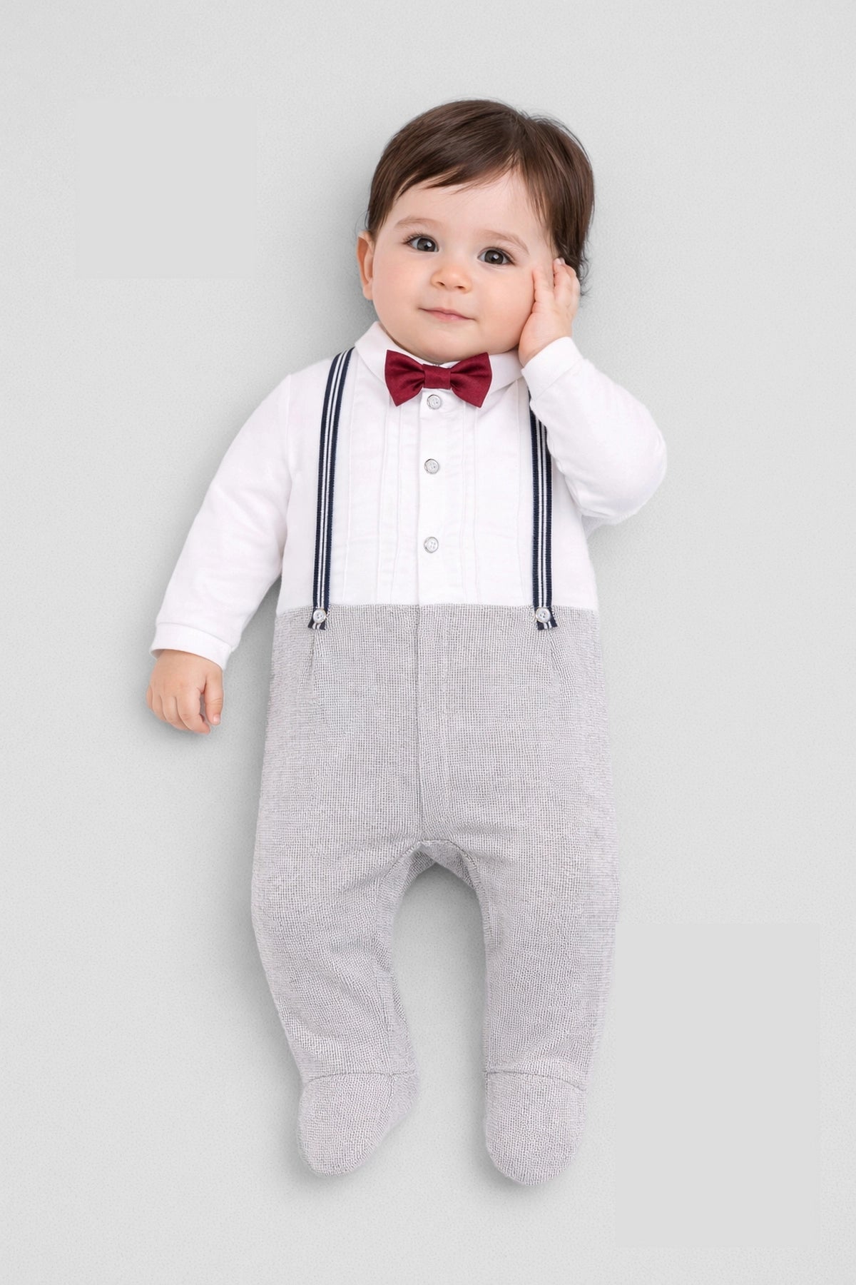 Suspenders Decorated Jumpsuit
