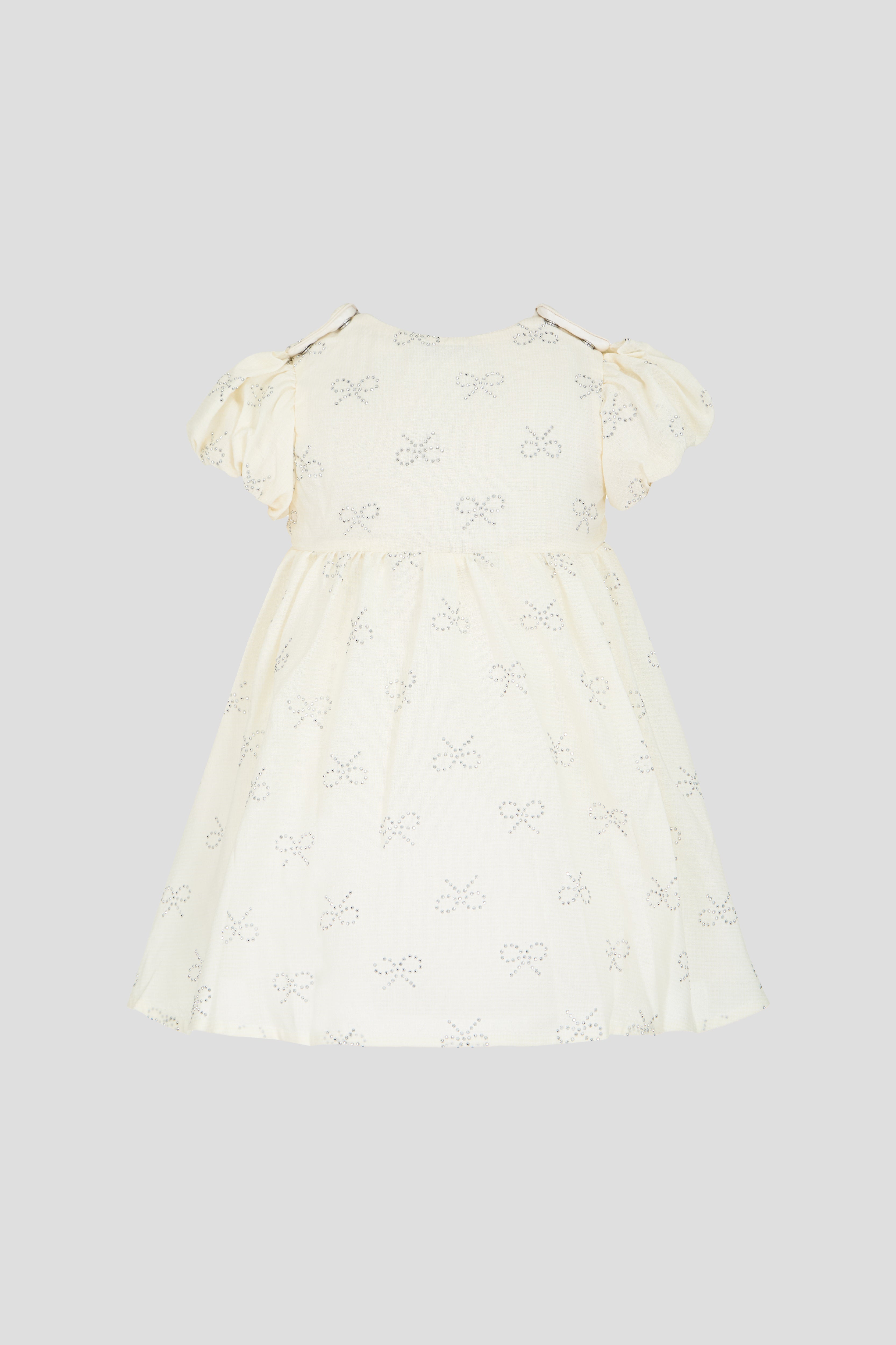 Smart Bow Dress Set (dress, shorts)