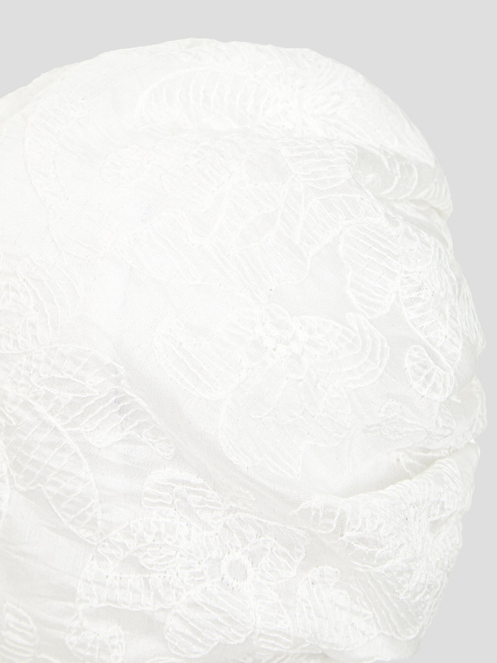 Chiffon Embroidered Set (Overall-Dress and Bonnet) for newborn baby girl