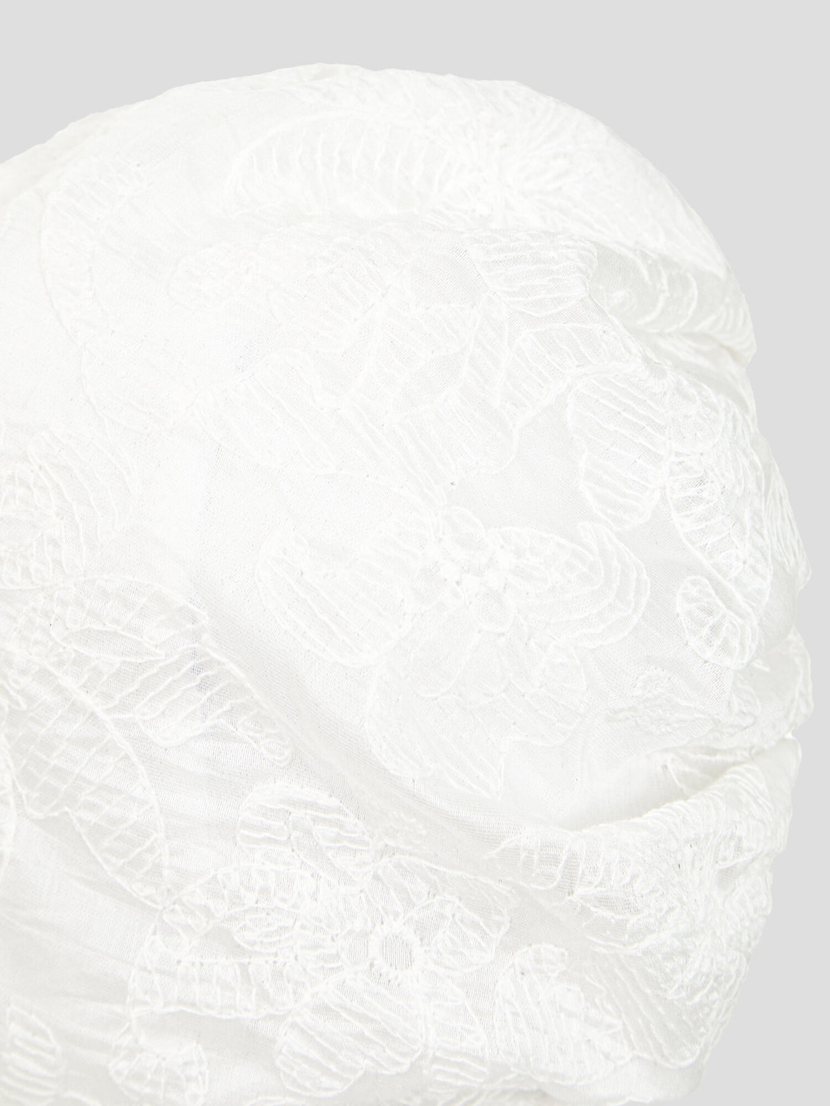 Chiffon Embroidered Set (Overall-Dress and Bonnet) for newborn baby girl