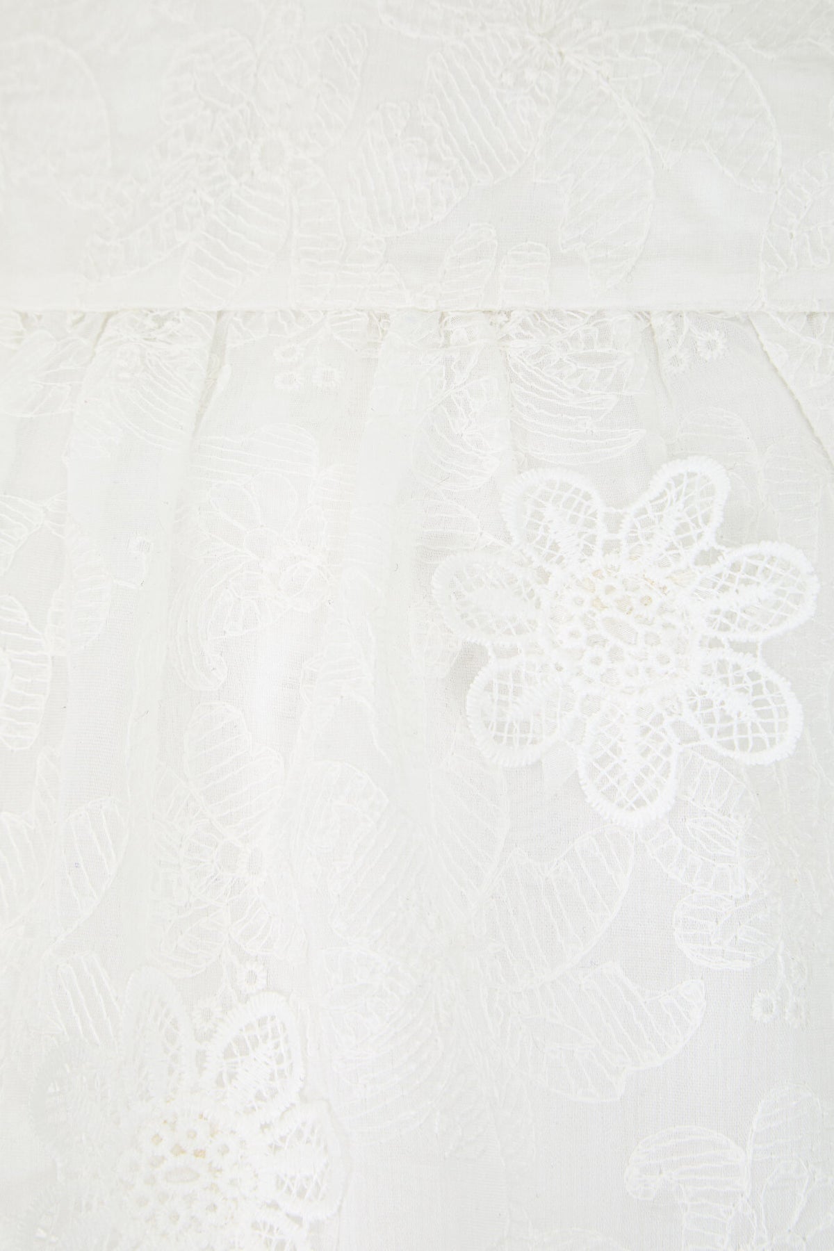 Chiffon Embroidered Set (Overall-Dress and Bonnet) for newborn baby girl