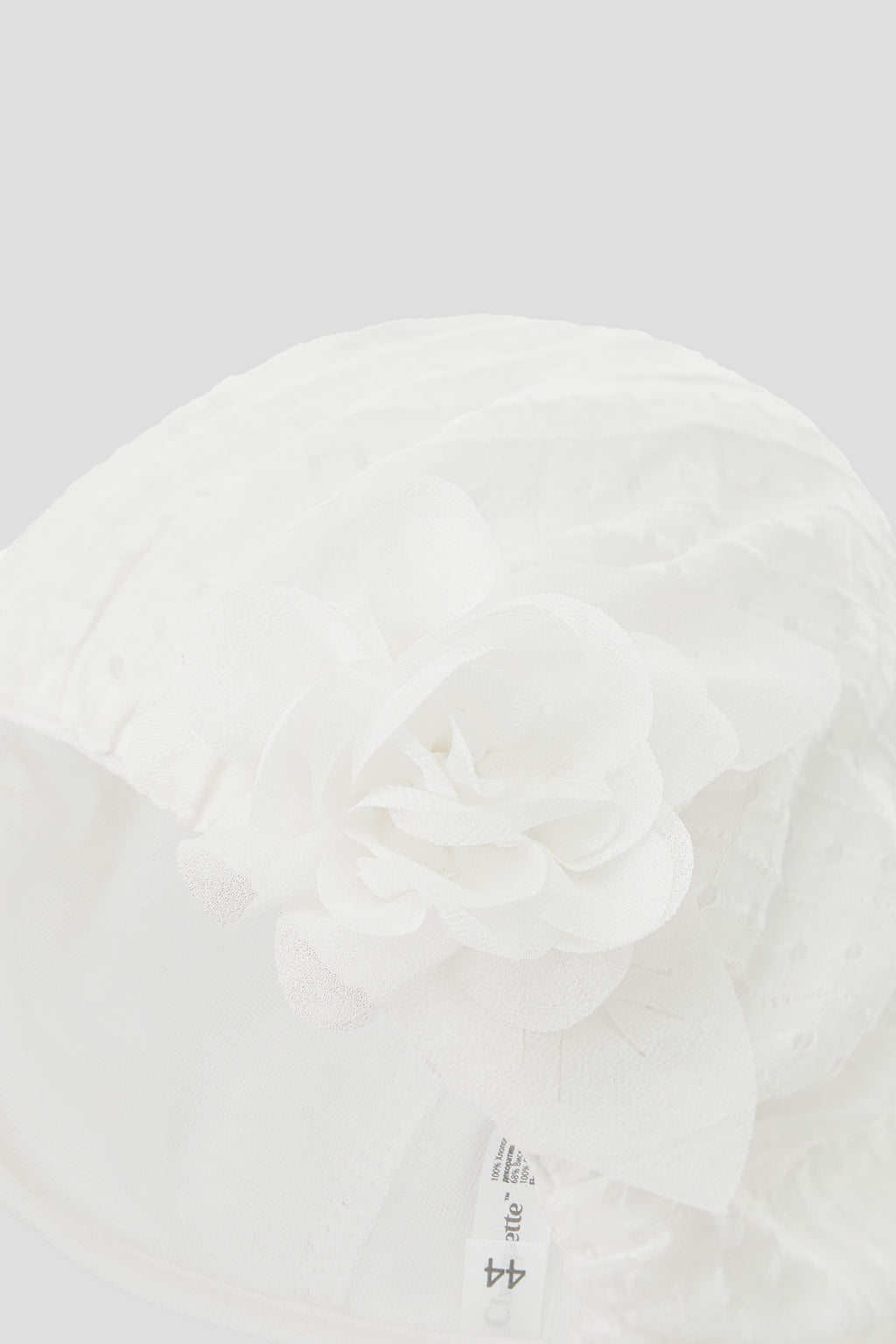 Beautiful Special Occasion Set (overall dress and bonnet), Flower-decorated for newborn