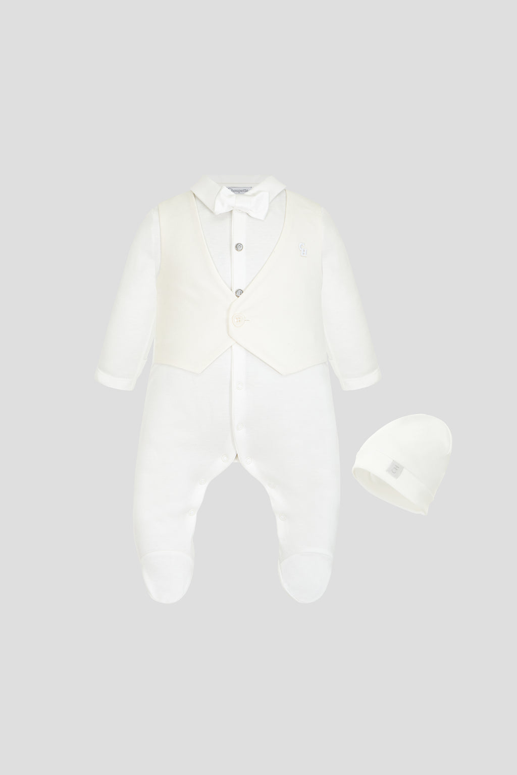 Smart Party Set (Overall and Bonnet) for Newborn Baby Boy
