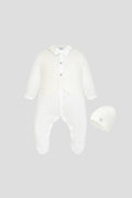 Smart Party Set (Overall and Bonnet) for Newborn Baby Boy