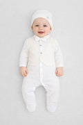 Smart Party Set (Overall and Bonnet) for Newborn Baby Boy