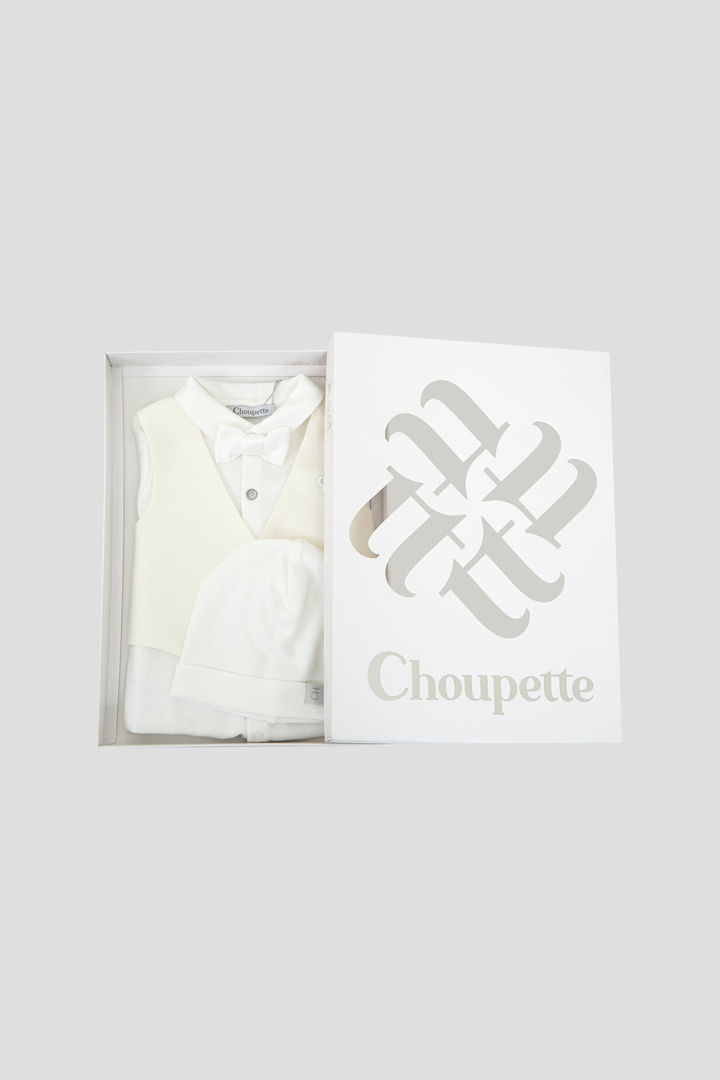 Smart Party Set (Overall and Bonnet) for Newborn Baby Boy