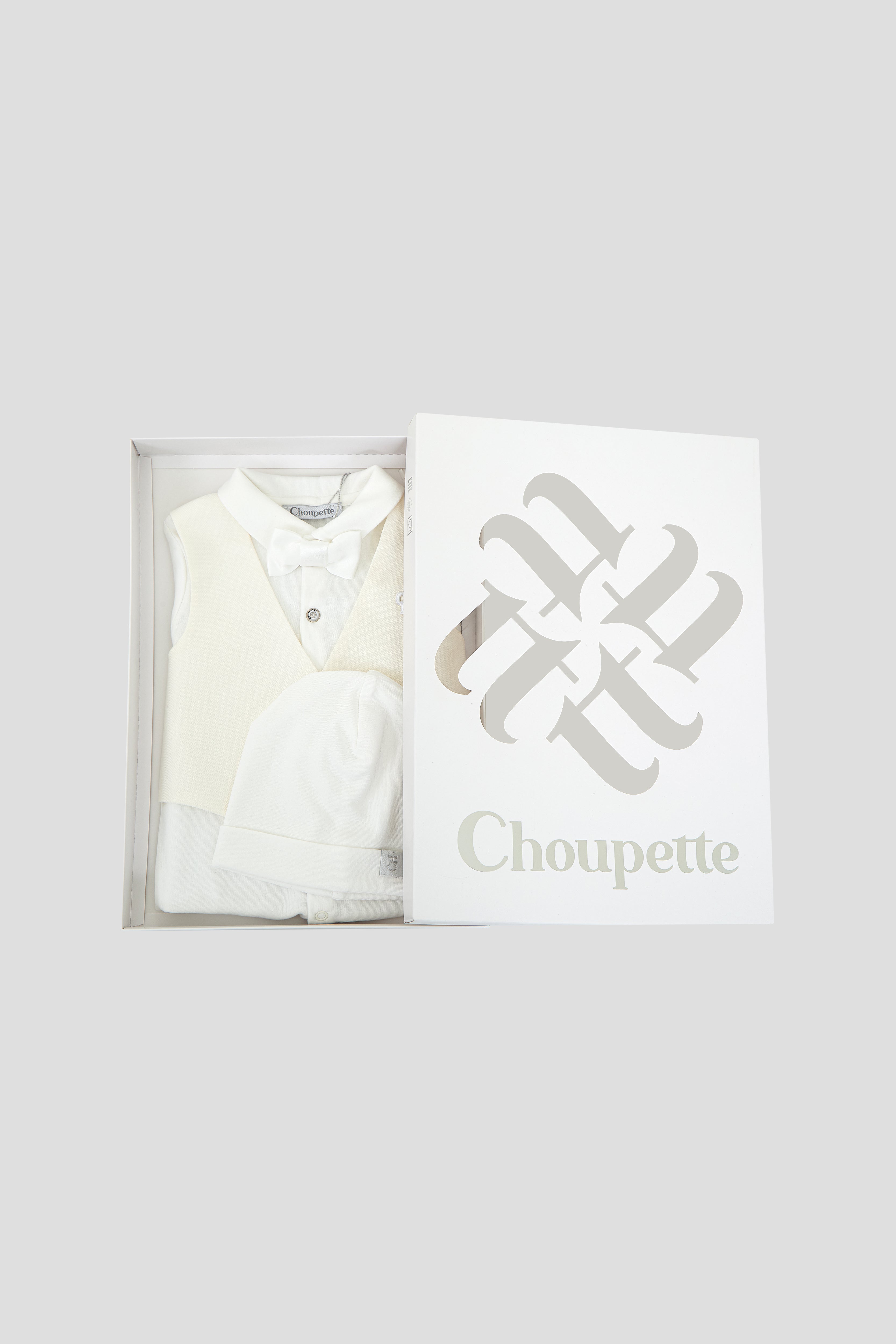 Smart Party Set (Overall and Bonnet) for Newborn Baby Boy