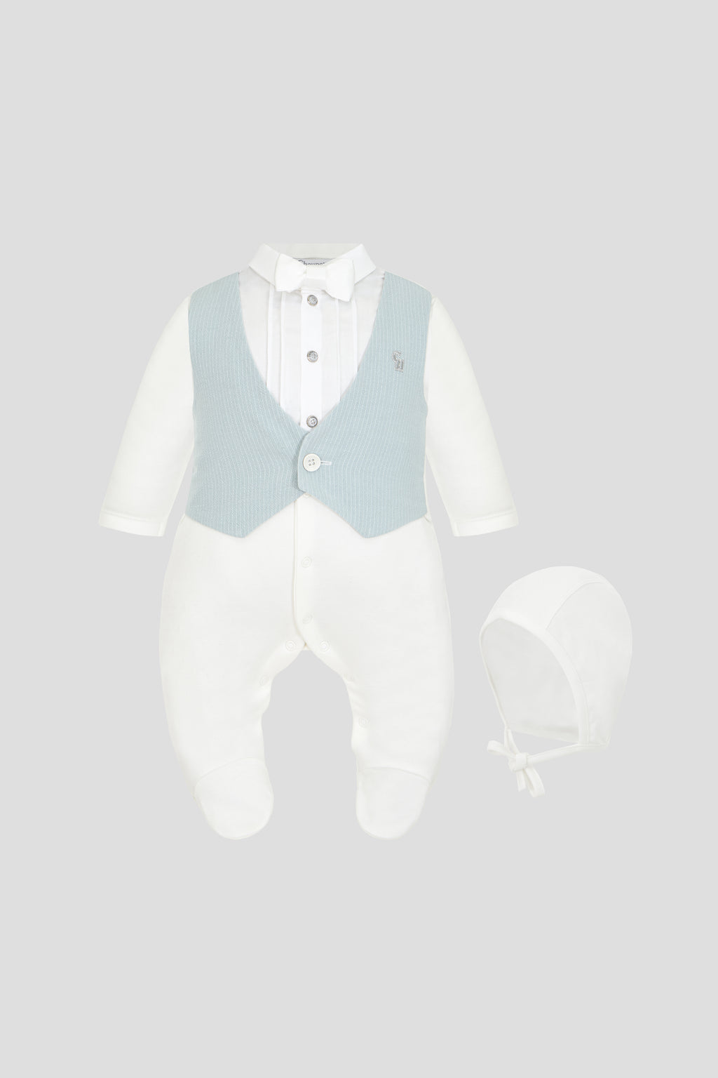 Smart Summer Party Set (Overall and Bonnet)