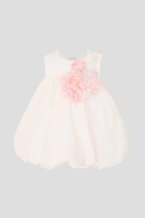 3D Flowers Decorated Dress for baby girl