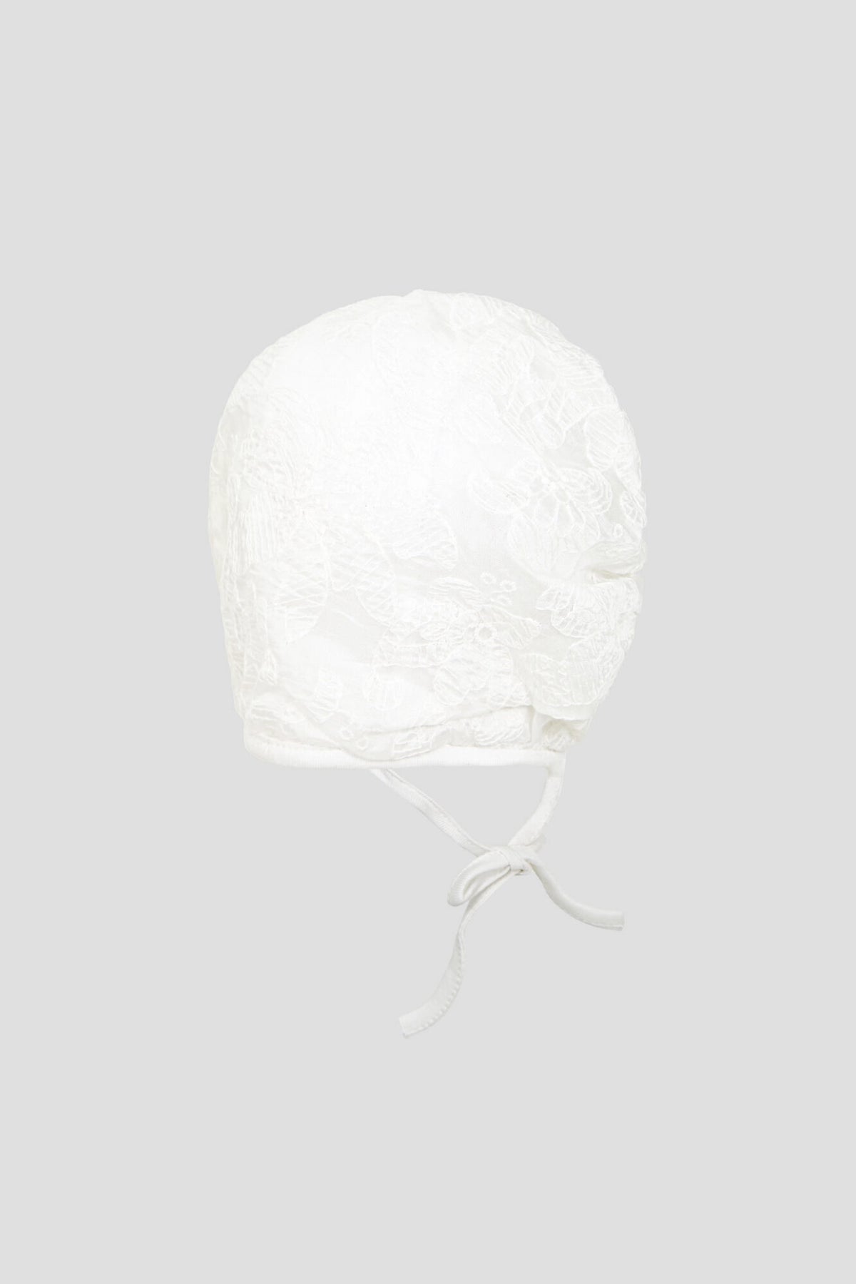 Chiffon Embroidered Set (Overall-Dress and Bonnet) for newborn baby girl