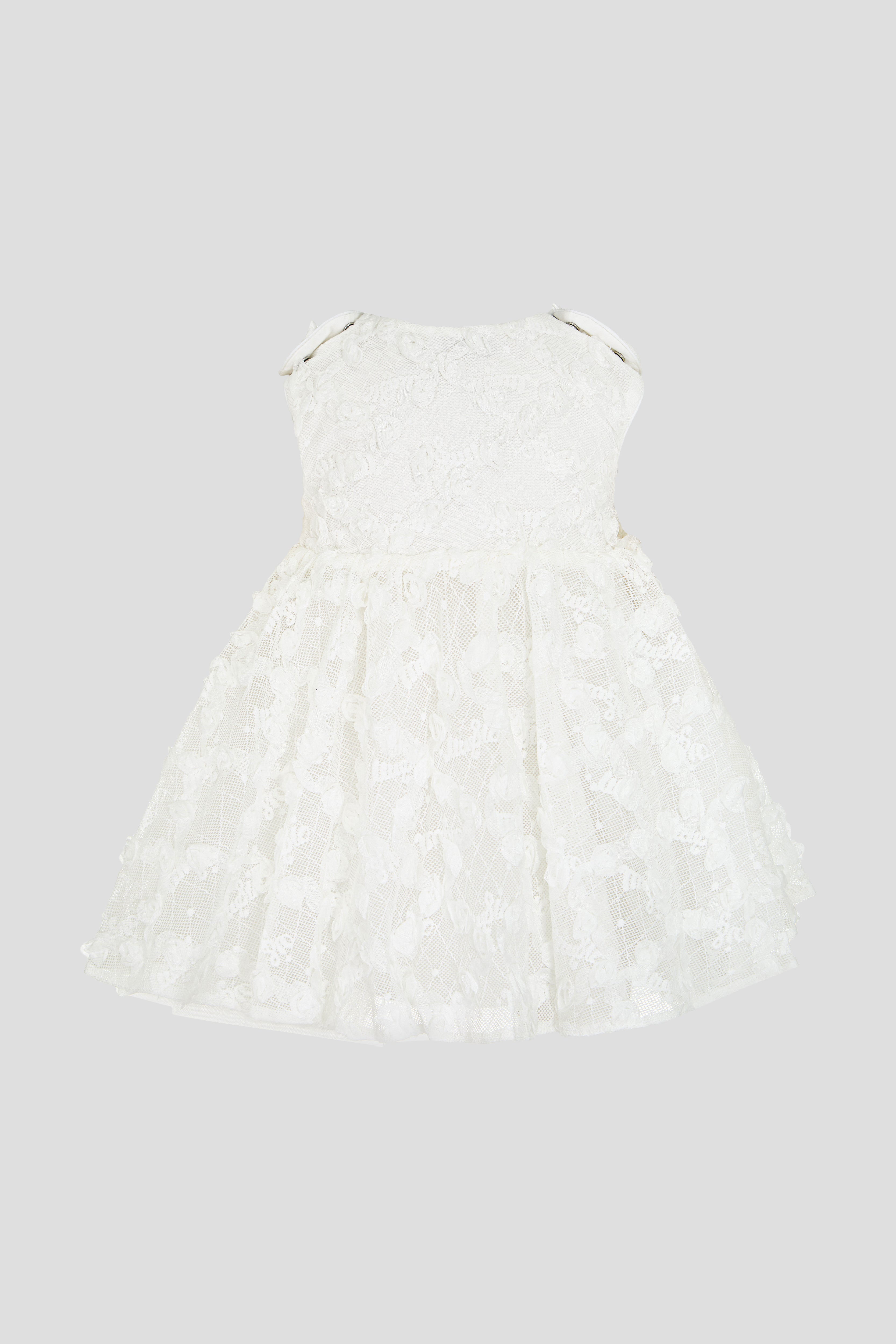 3D Flower Summer Party Dress Set (dress, shorts)