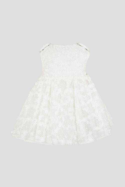 3D Flower Summer Party Dress Set (dress, shorts)