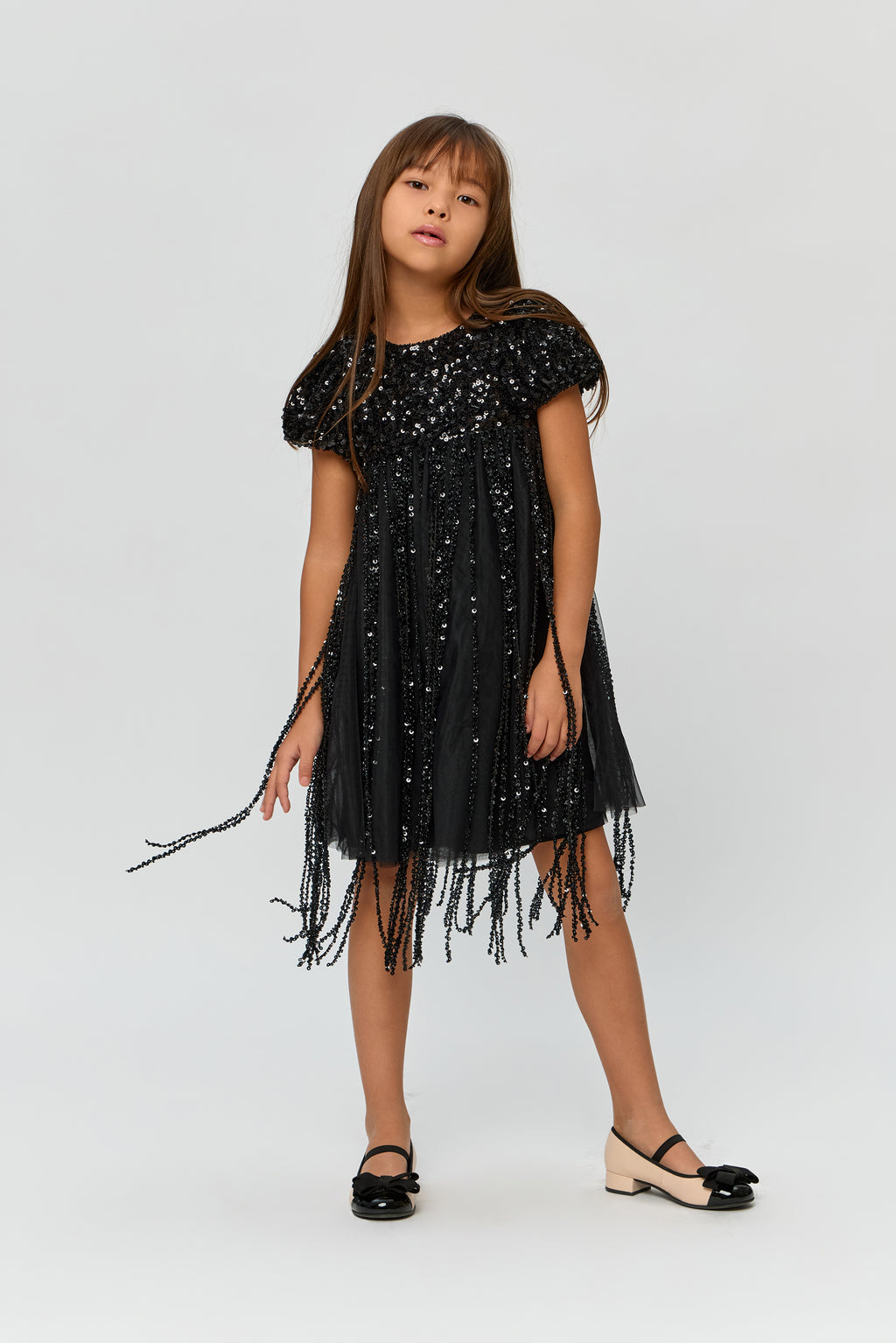 Cocktail Dress with Sequence Threads