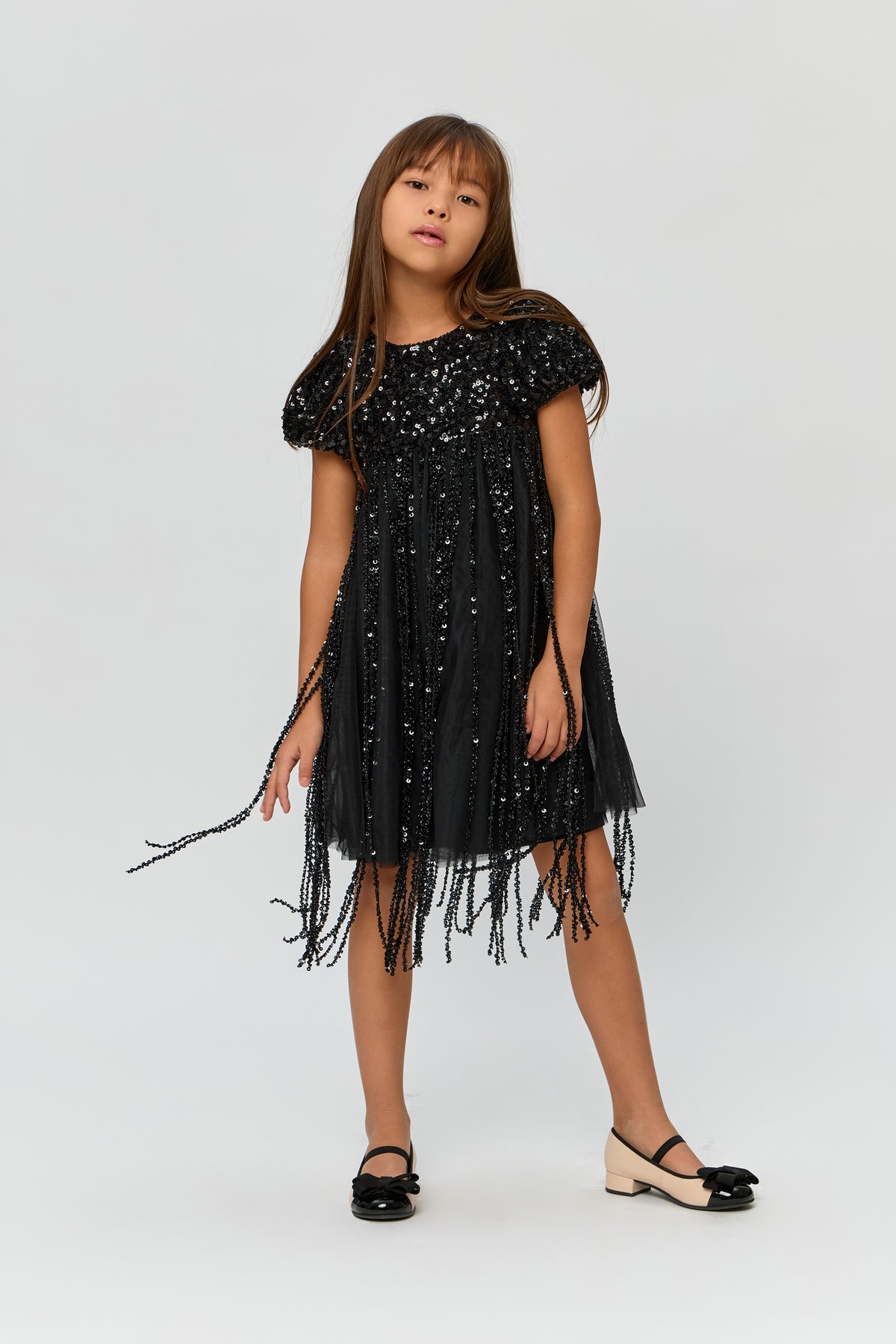 Cocktail Dress with Sequence Threads