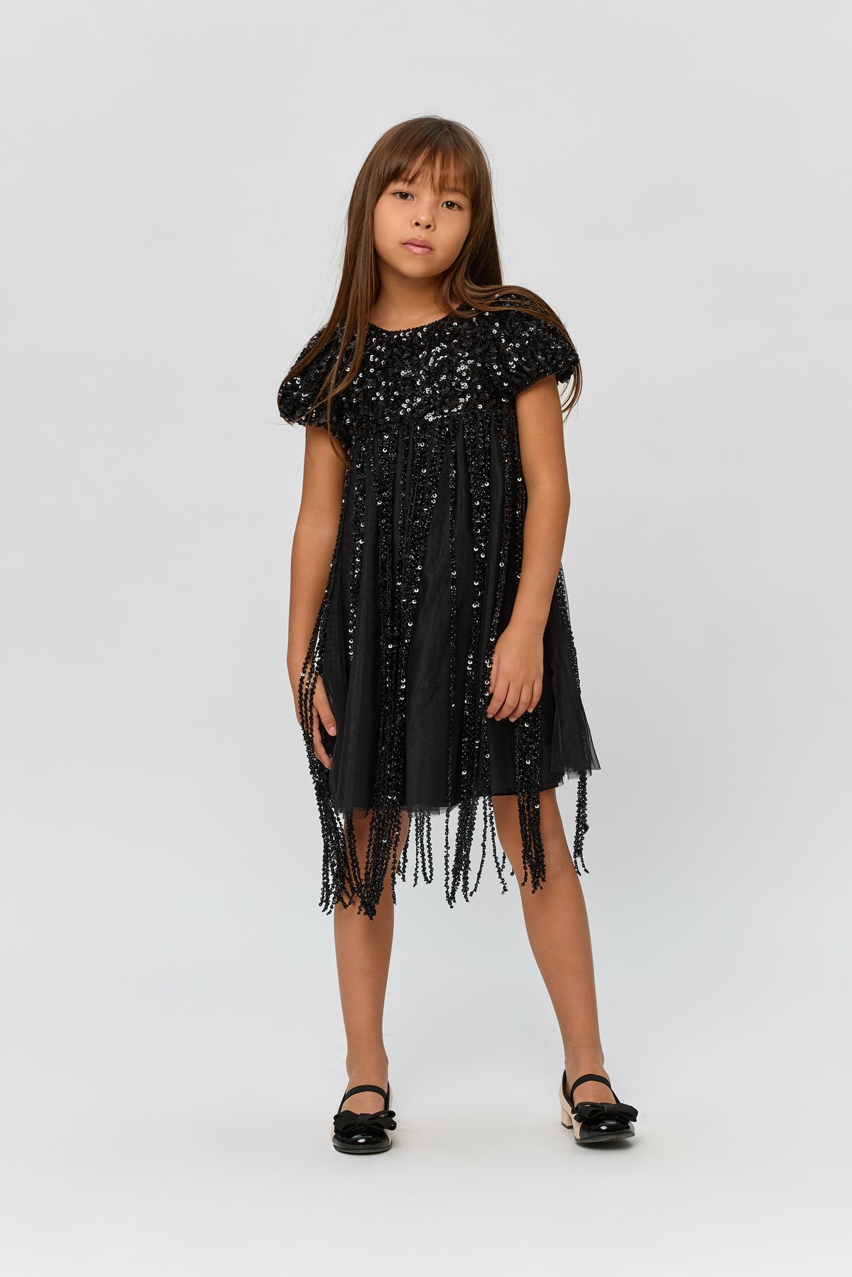 Cocktail Dress with Sequence Threads