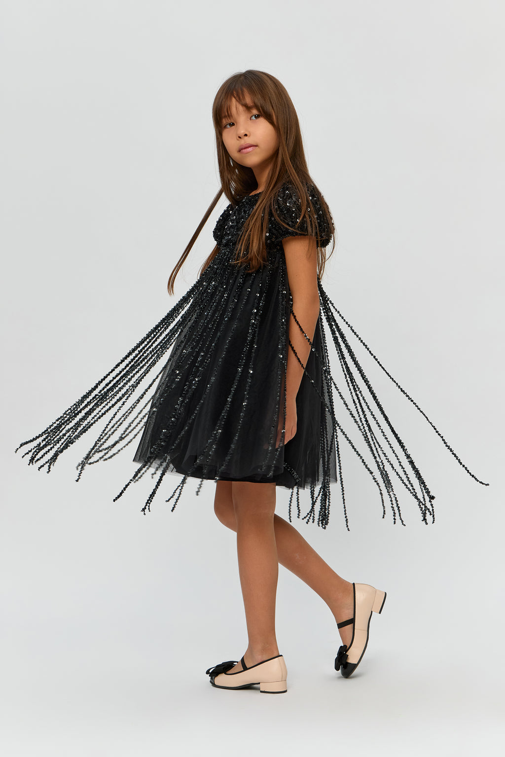 Cocktail Dress with Sequence Threads