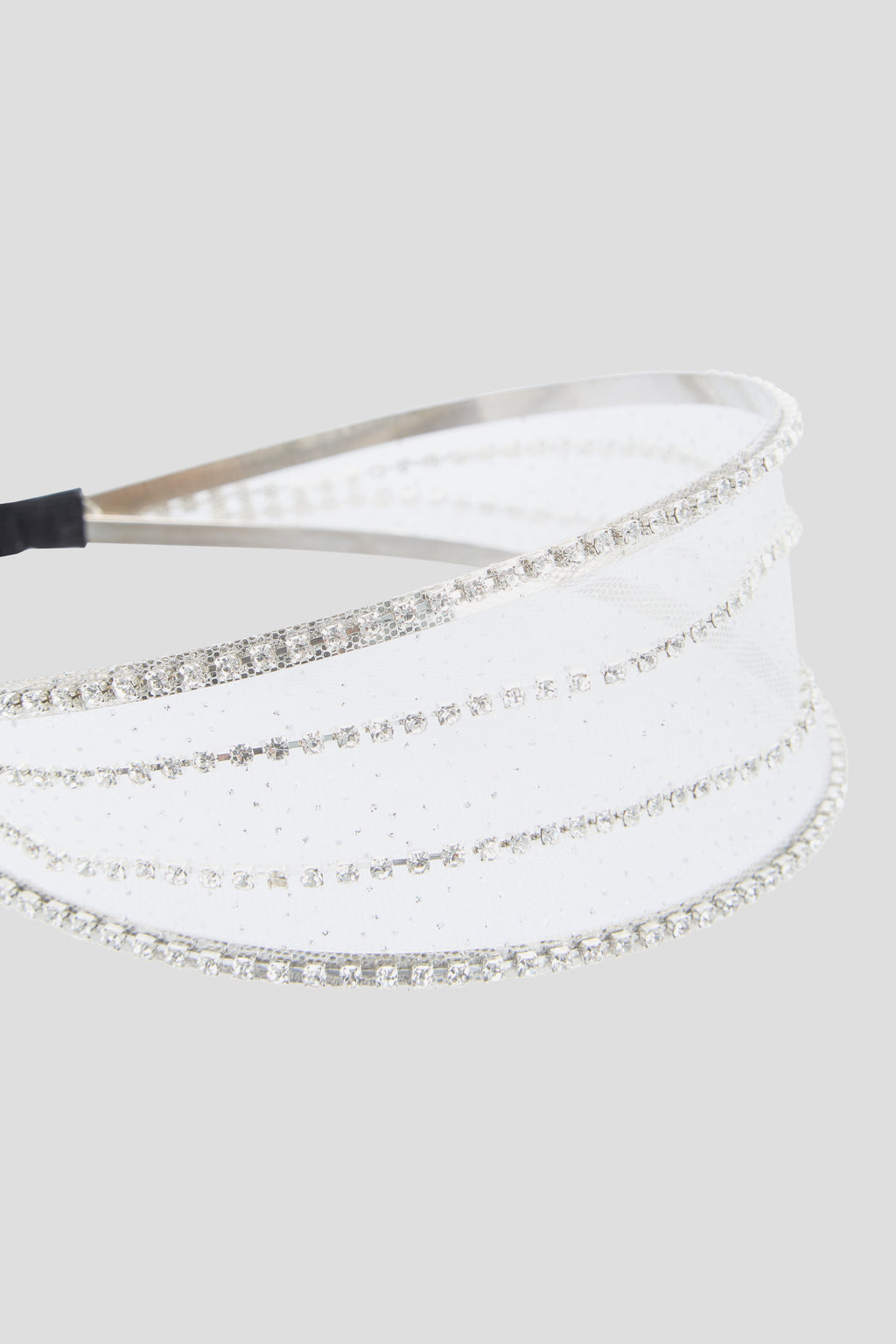 Wide Vail Headband with Crystals
