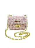 Pink Little Tweed with Chain