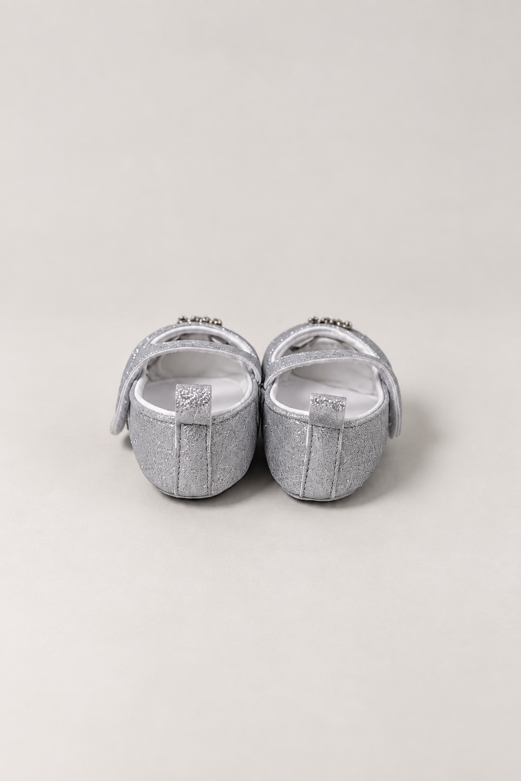 Silver Booties for baby girl