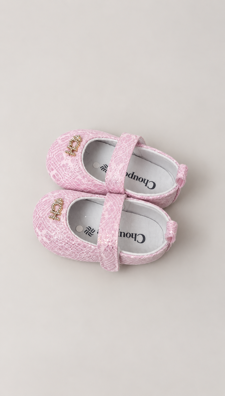 Elegant Pink Booties for baby girl