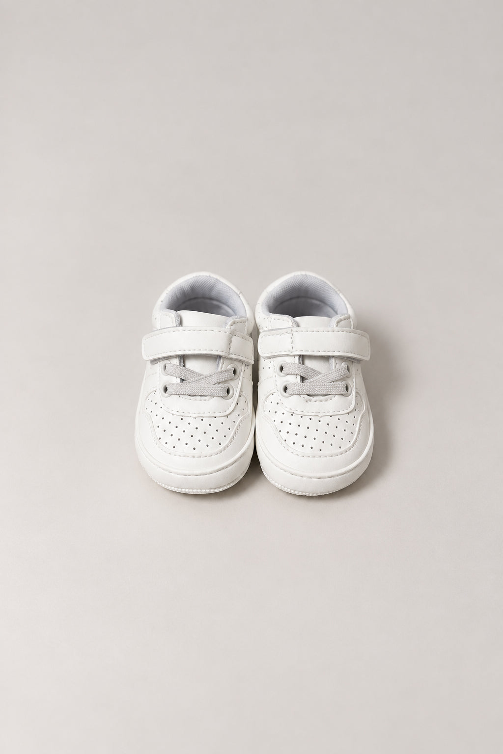 White Sneakers like Booties for baby