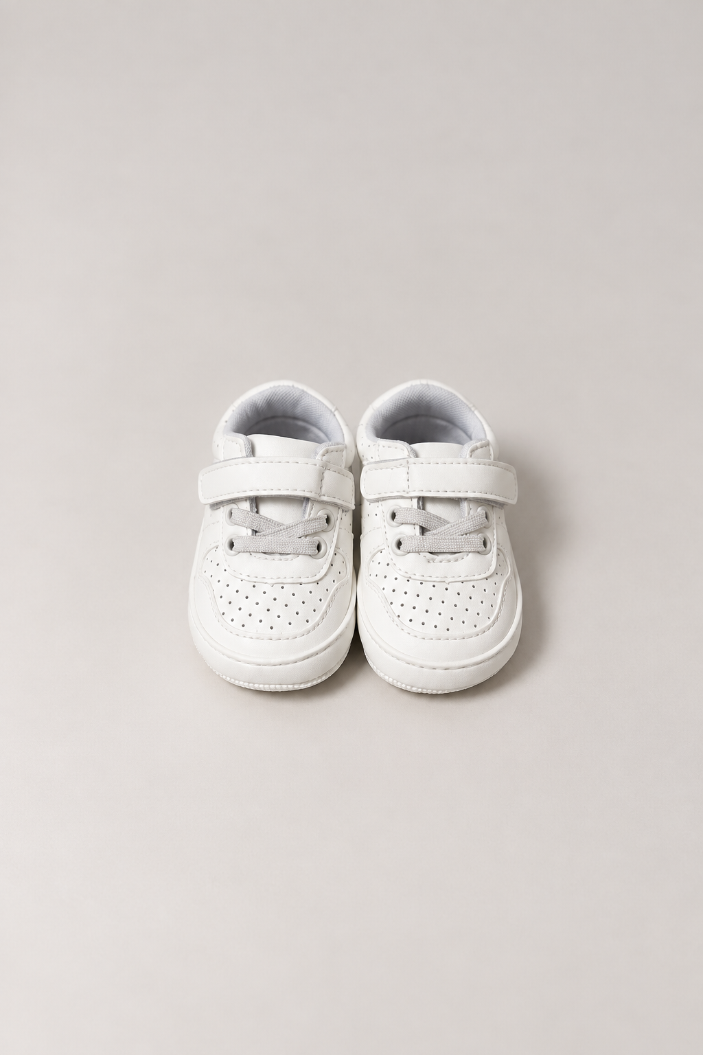 White Sneakers like Booties for baby