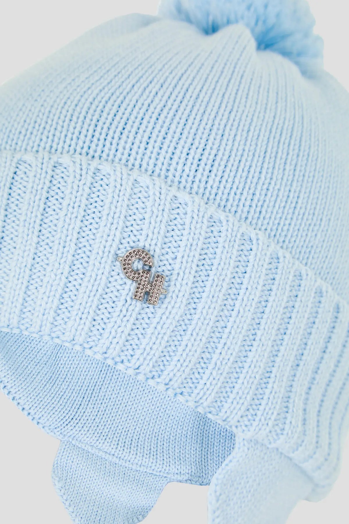 Knitted Hat with strings for babies