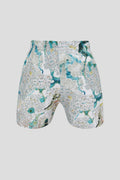 Branded print soft shorts