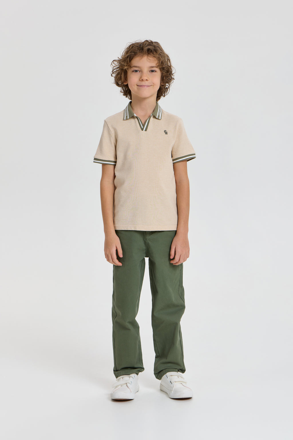 Khaki Twill Pants for boy
