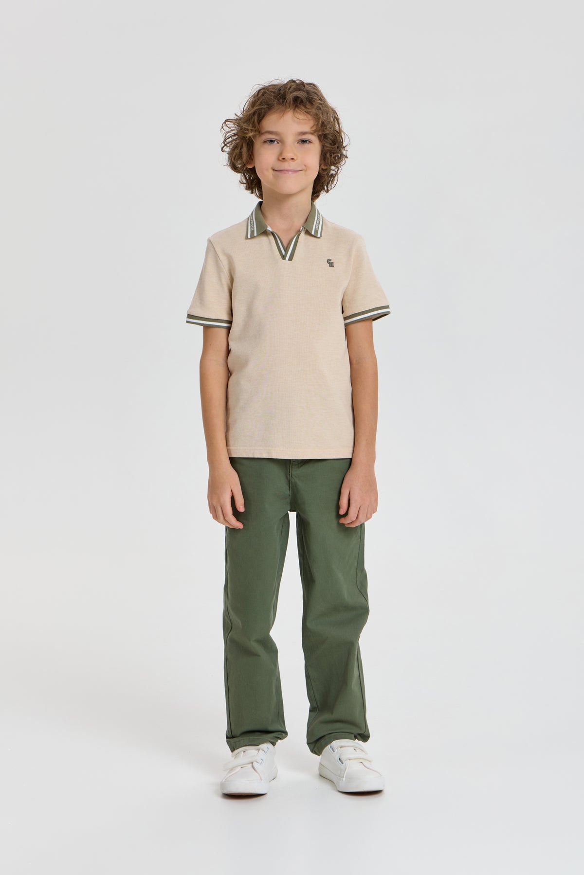 Khaki Twill Pants for boy