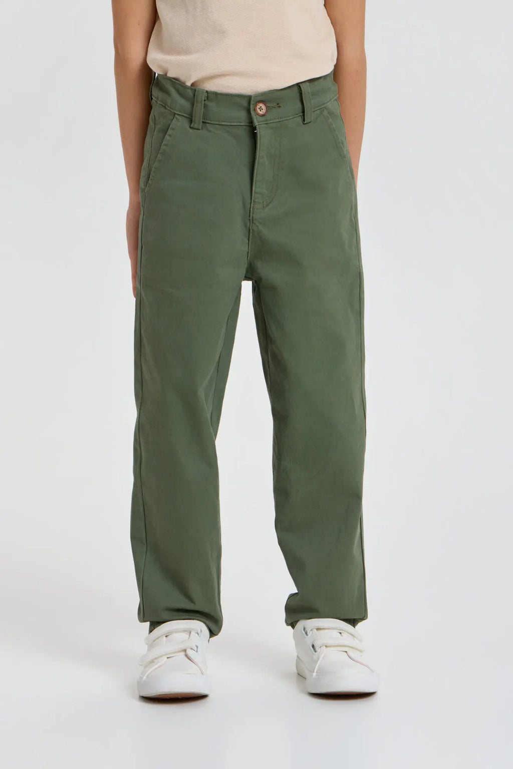 Khaki Twill Pants for boy
