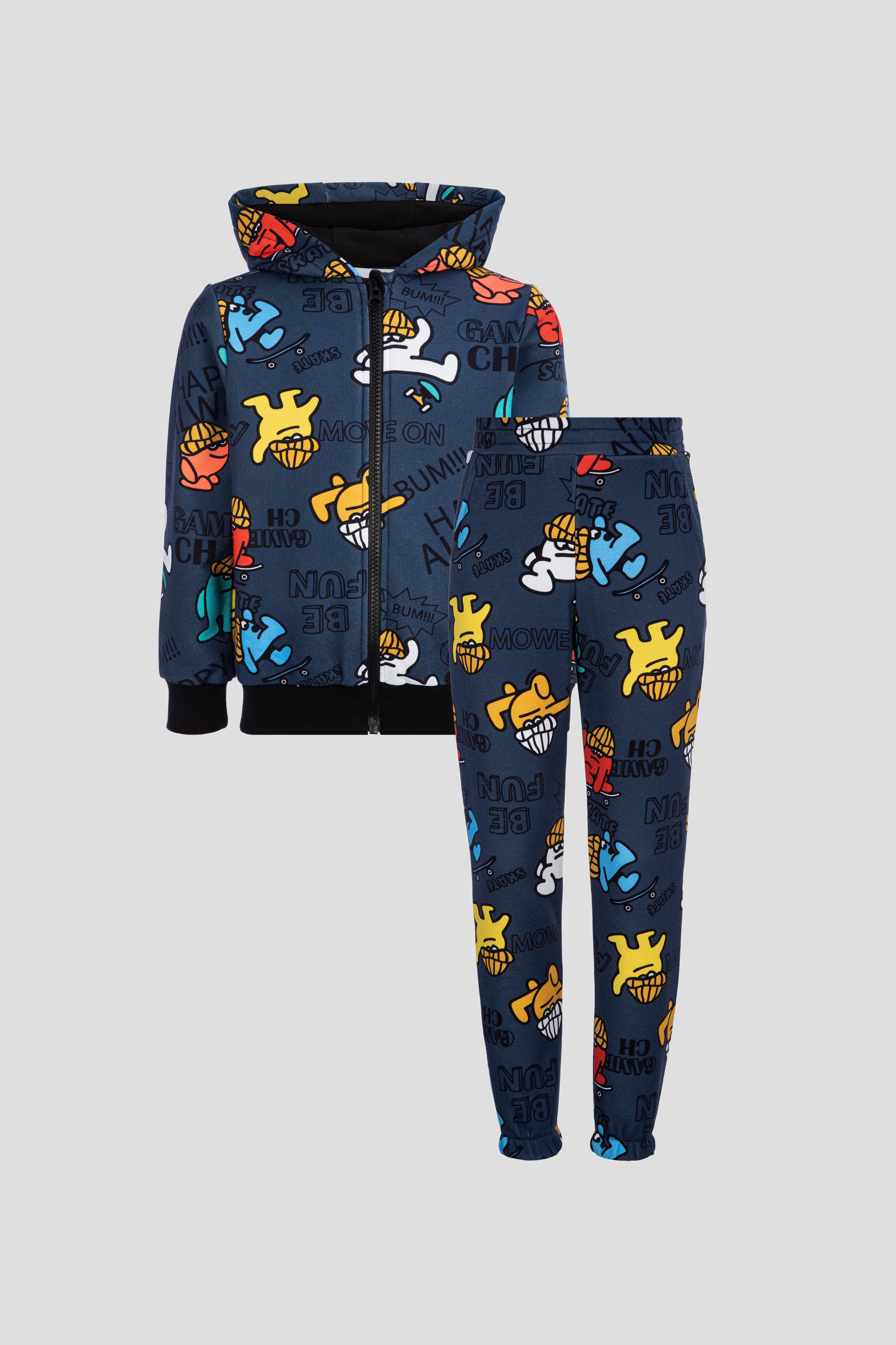 Printed Blue Tracksuit