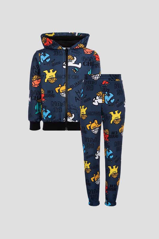 Printed Blue Tracksuit