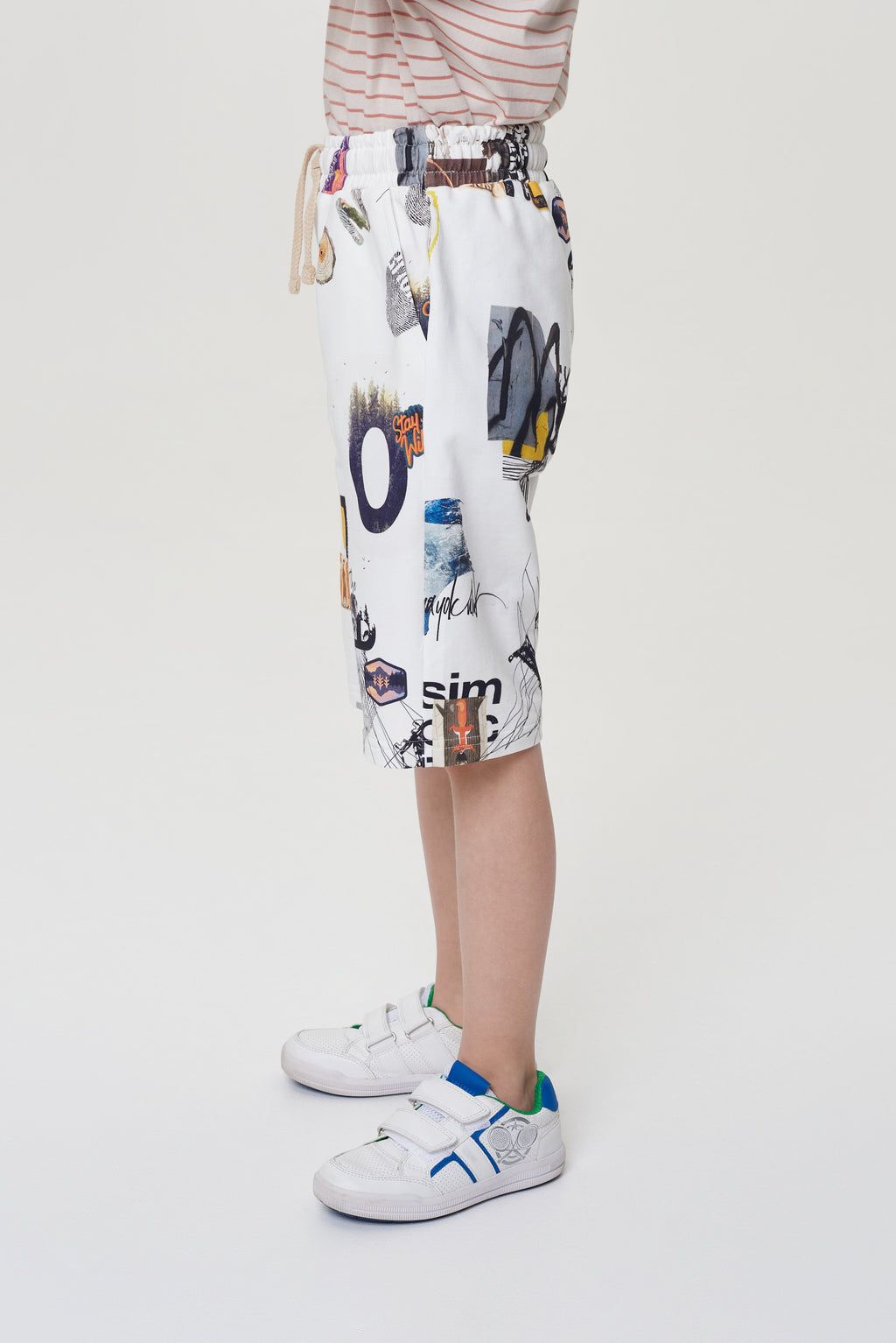 Printed Footer Shorts