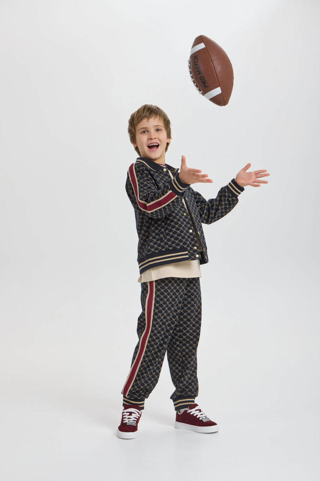 Branded Jacquard Tracksuit (Bomber and Pants)