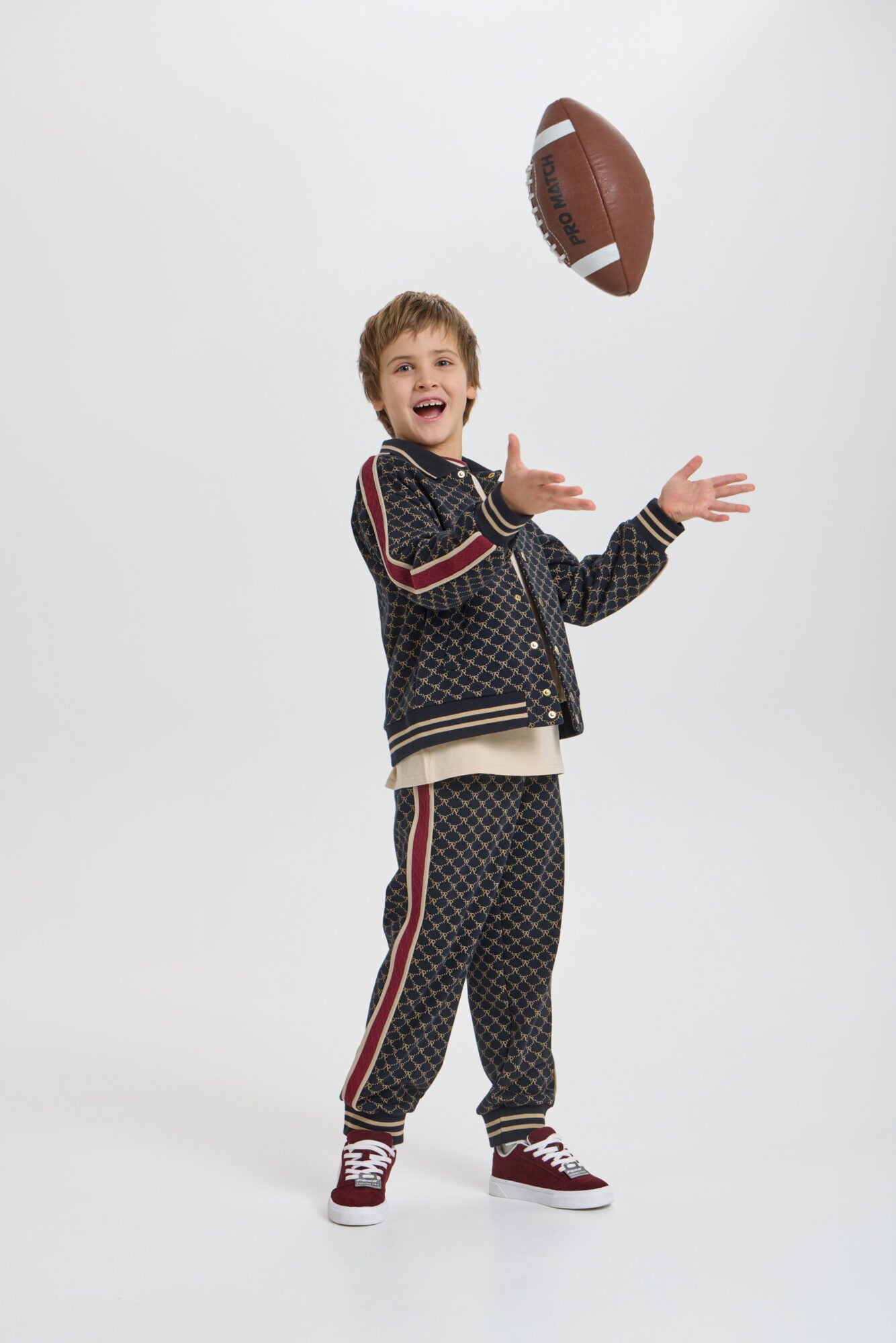 Branded Jacquard Tracksuit (Bomber and Pants)