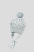 Braided Knitted Hat with Pompom for baby