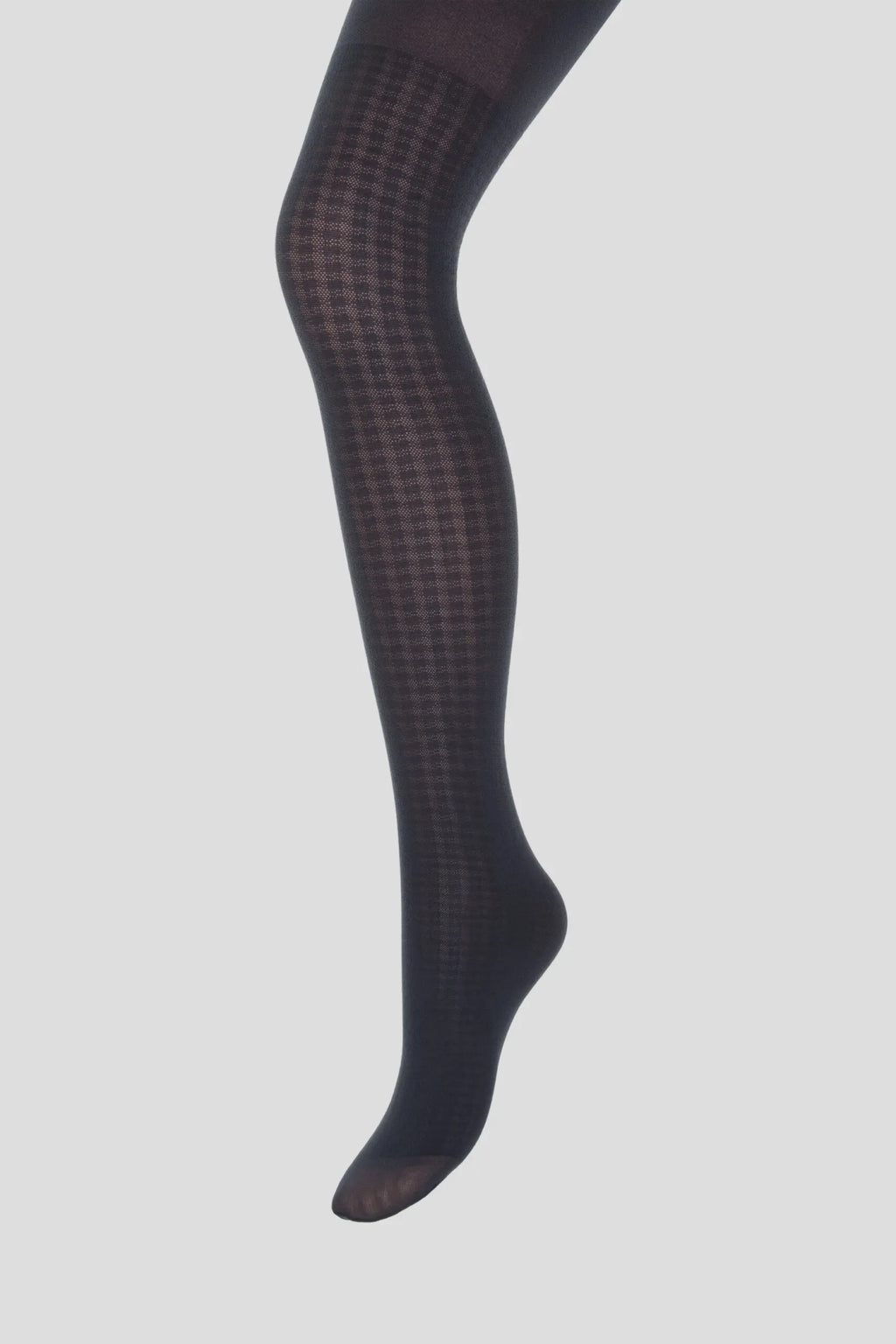 Tights with check design 40 DEN