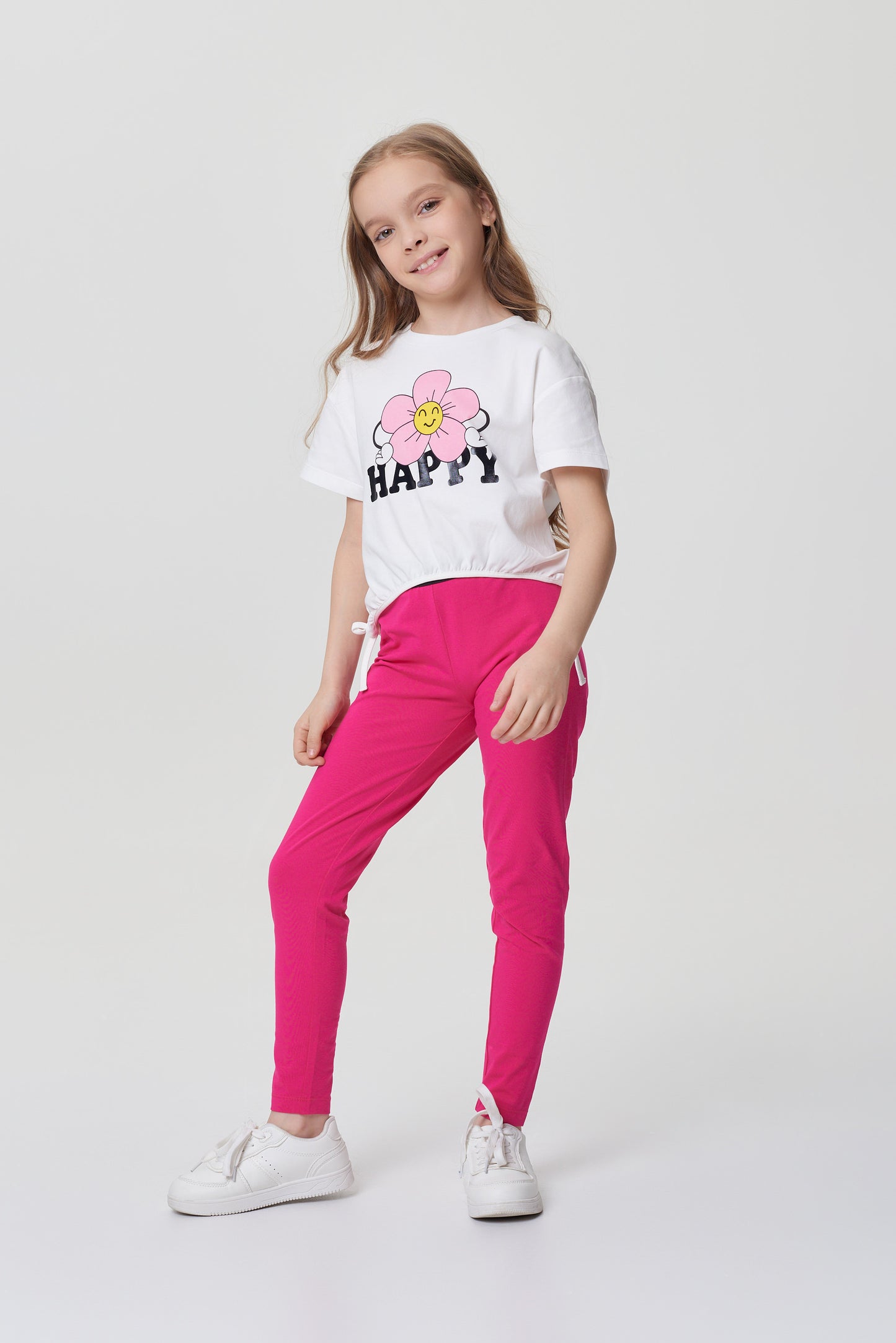 Soft leggings magenta