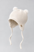 Knitted Hat with ears and strings for baby
