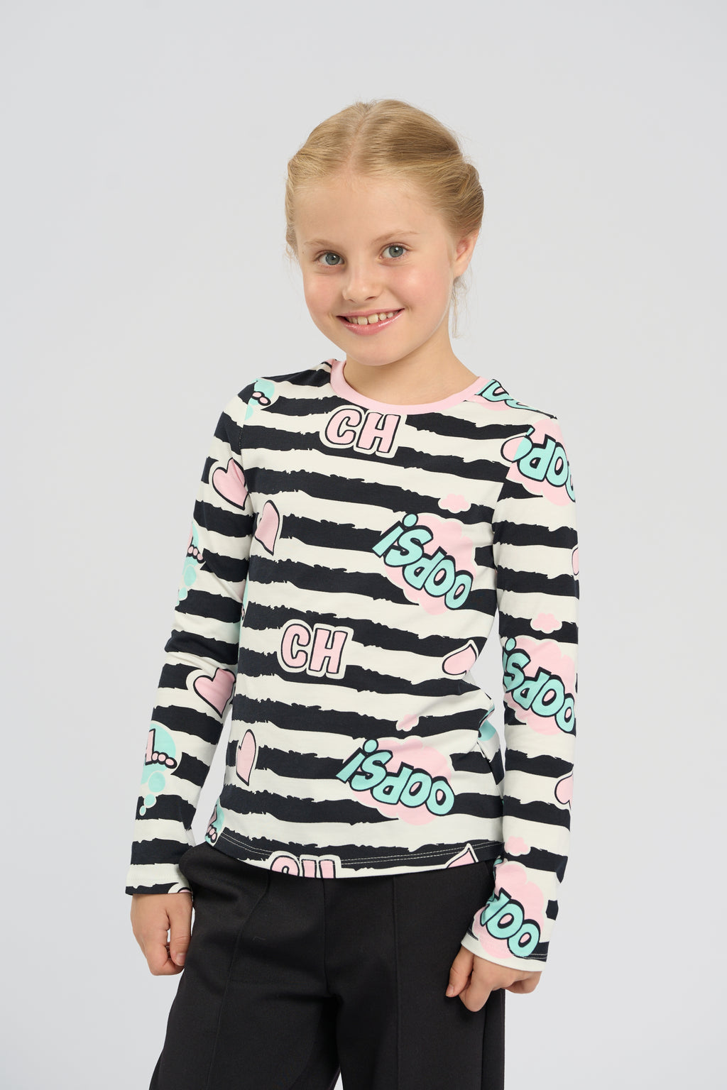 Stripe LS Tee