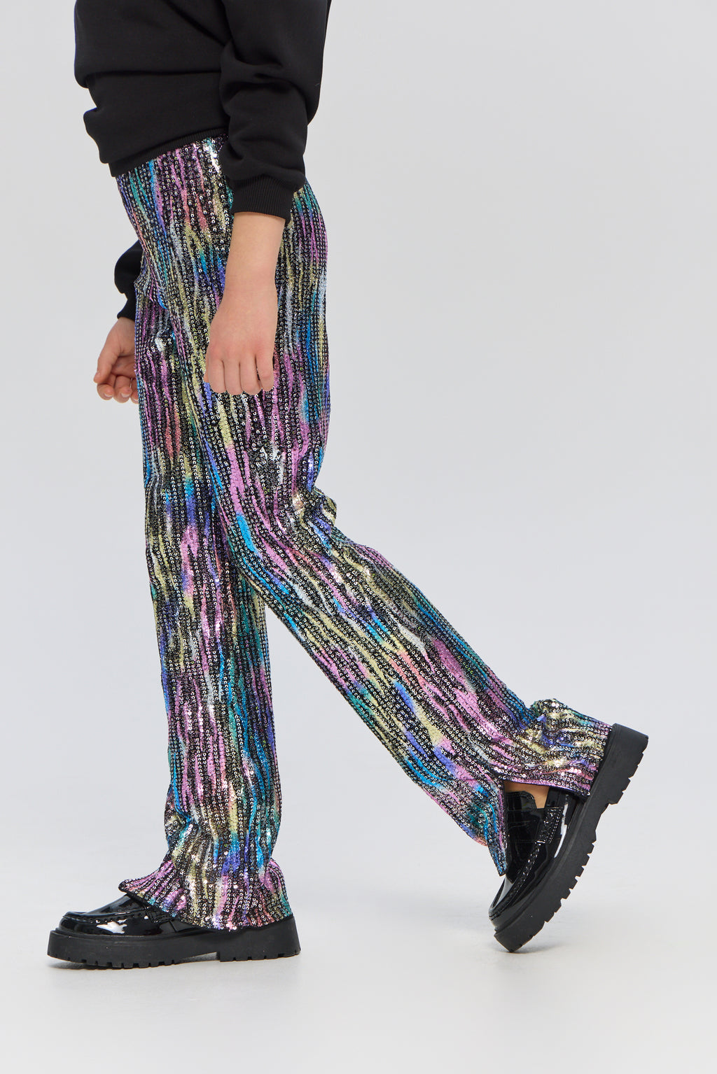 Sequins Trousers, multicolour