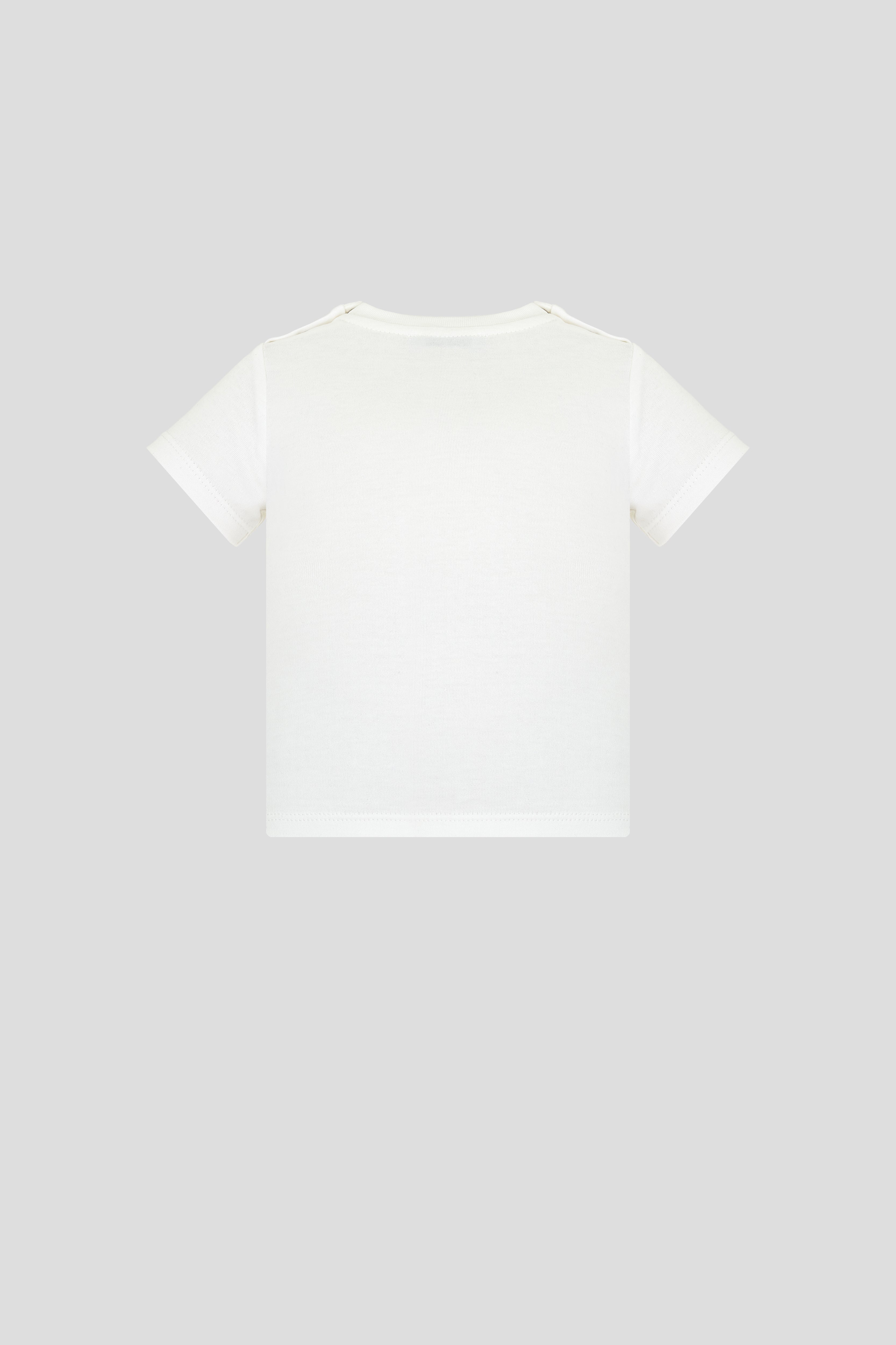 Printed t-shirt with 3D detachable decor and shorts set