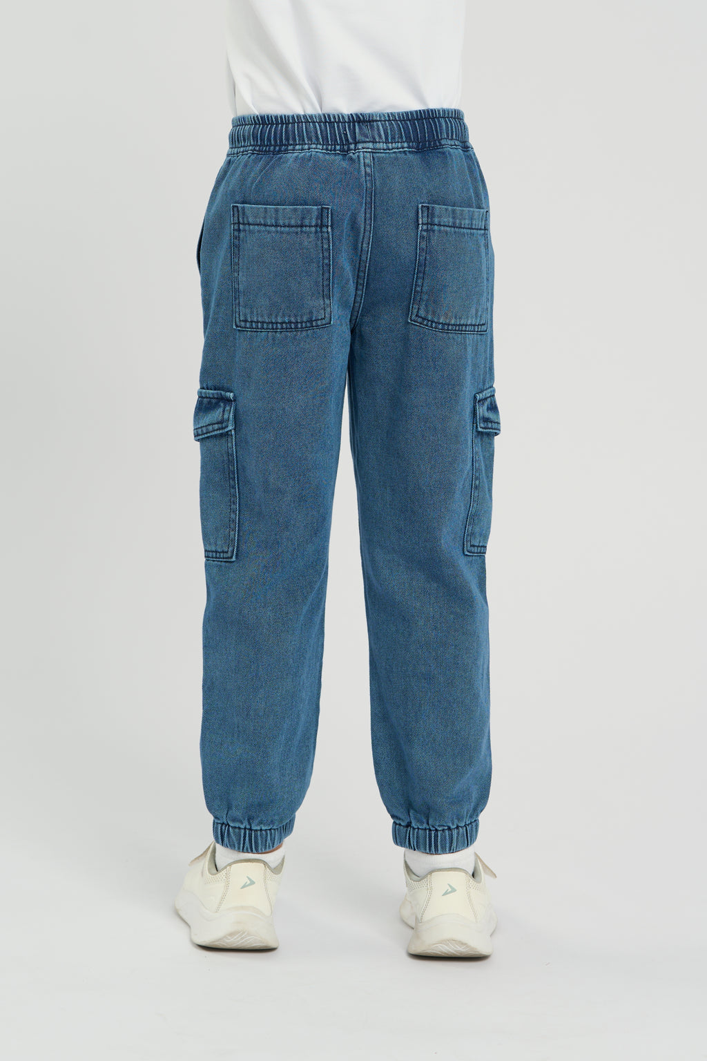 Dark Blue Cargo Jeans