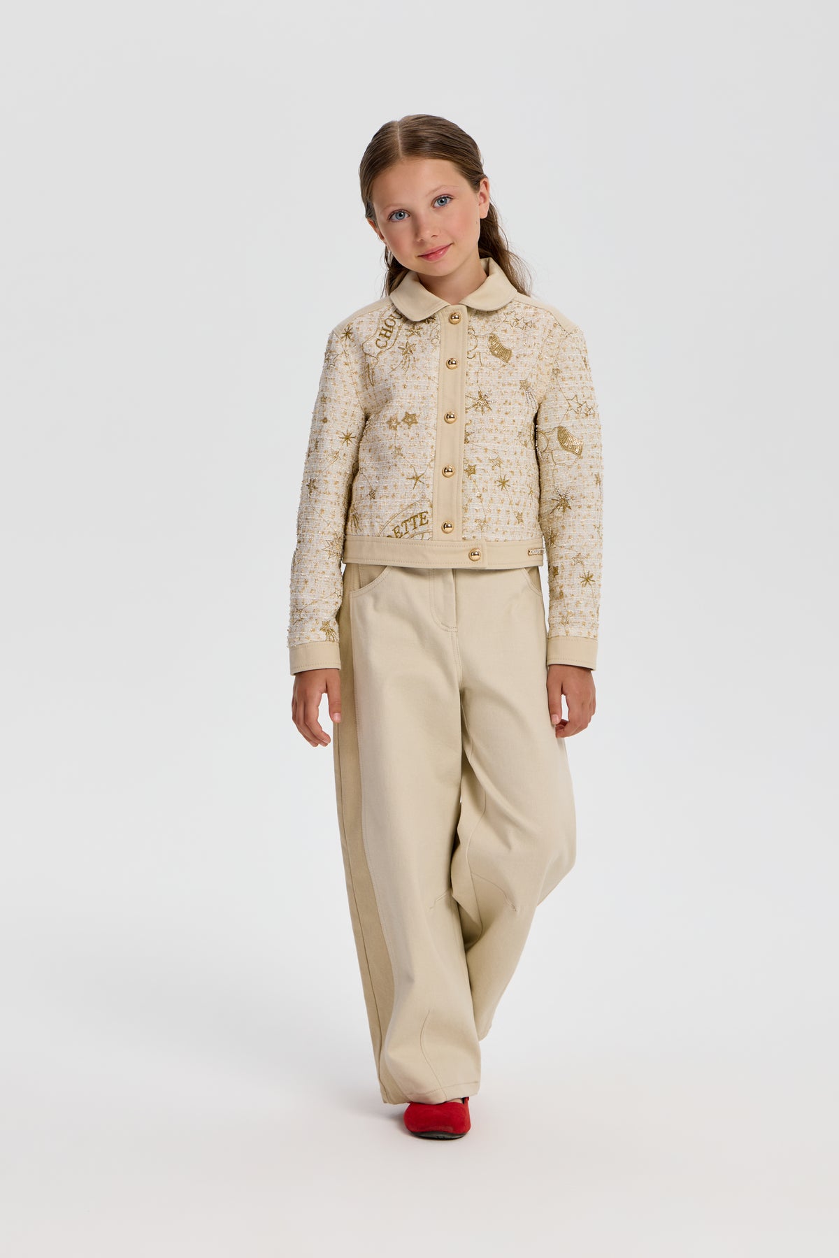 Moonlight Collection Embroidered Pants for Girl