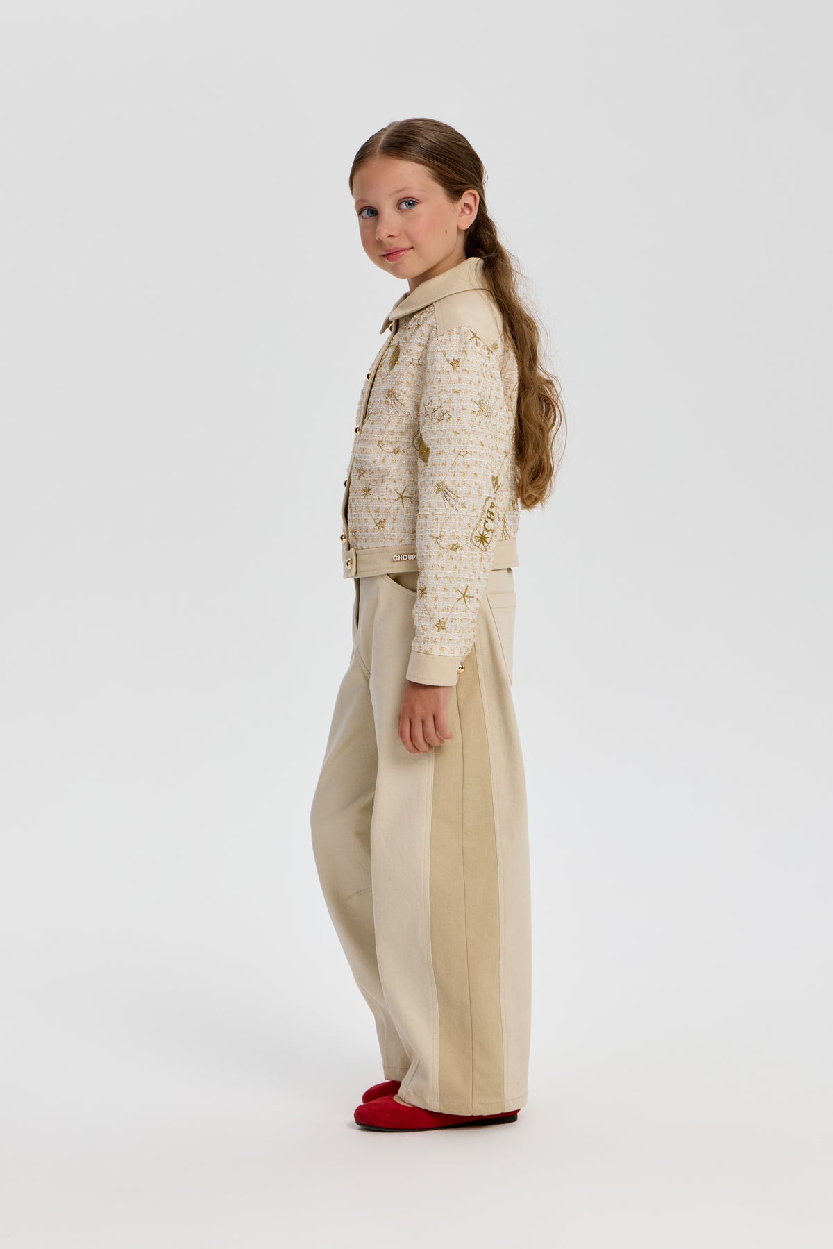 Moonlight Collection Embroidered Pants for Girl