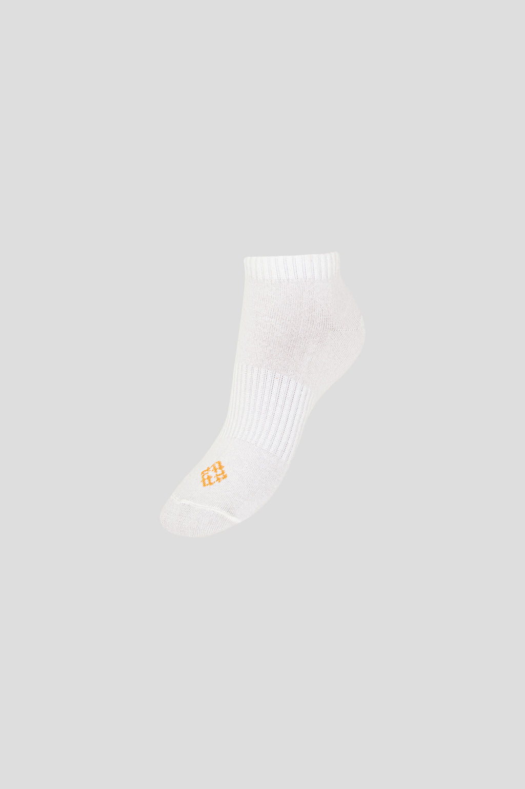 Sport Socks with Orange Logo (2 pairs)