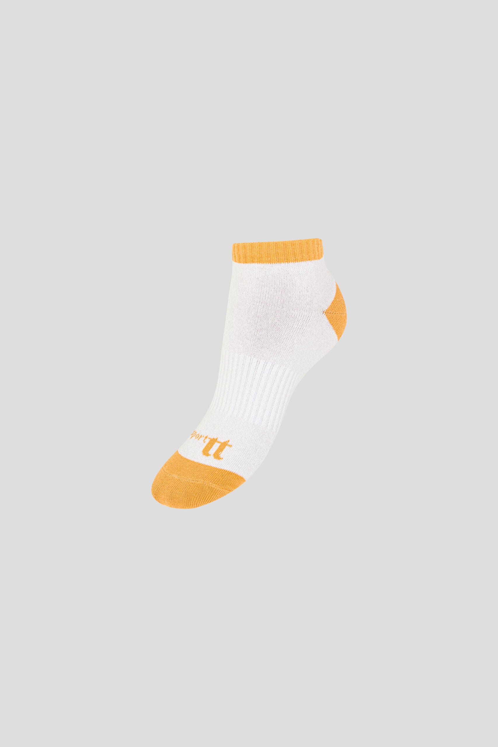 Sport Socks with Orange Logo (2 pairs)